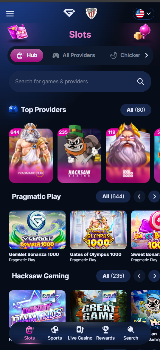 Gembet mobile casino app download